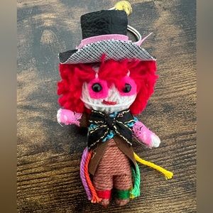 Mad Hatter voodoo doll keyring